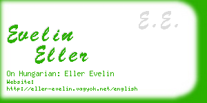 evelin eller business card